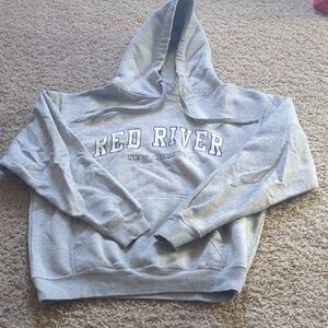 Gray Hooded Sweatshirt
